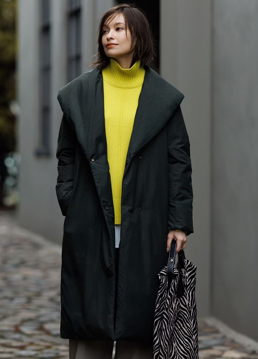 ADS系列長版翻領羽絨大衣